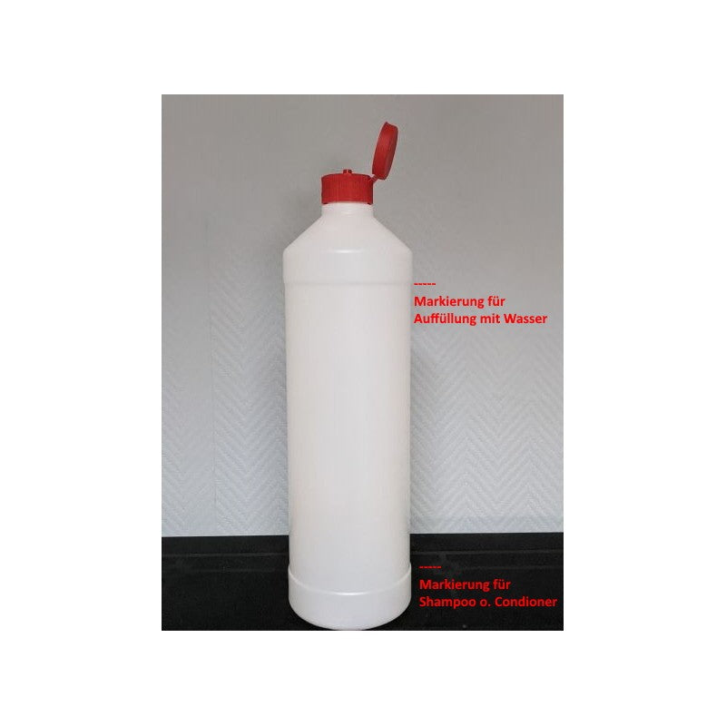 1 LITER MIXFLASCHE MIT KLAPPDECKELVERSCHLUSS